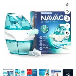 Nasal Care Sinus & Congestion Relief System — Teal/White